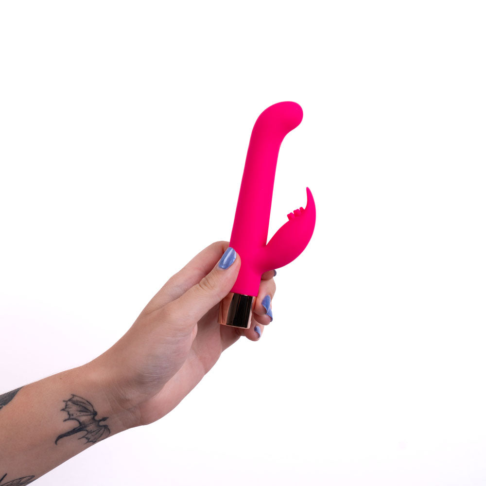 Maia Toys | Maia HAILEY PRO Pink 15.2cm QI Wireless Rechargeable Rabbit Vibrator