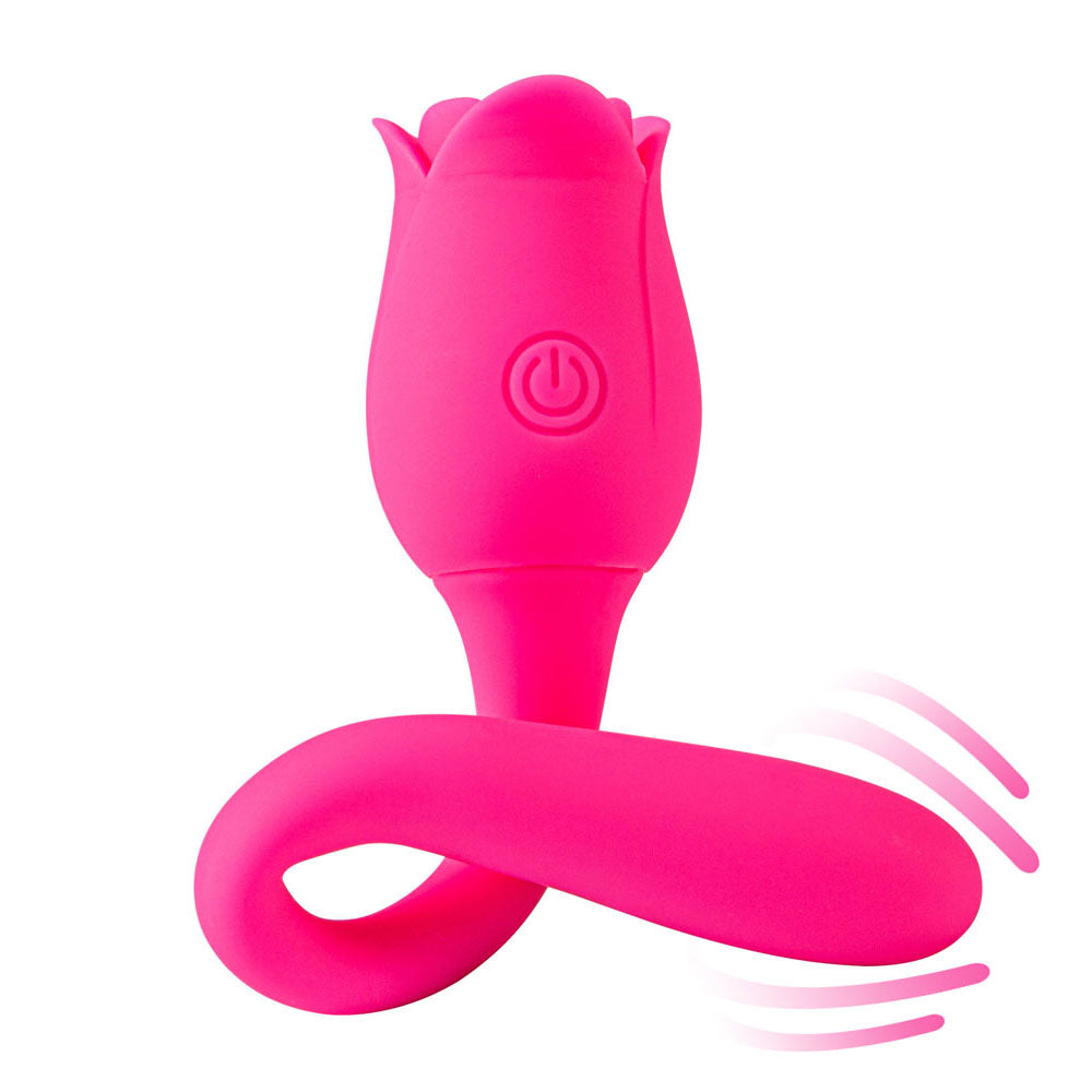 Maia Toys | Maia MEADOW - Pink 14cm USB Rechargeable Flower Stimulator Bendable Vibrator