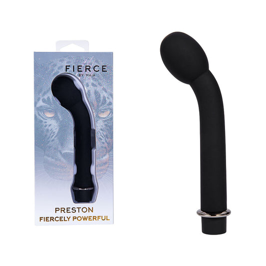 Maia Toys | Maia PRESTON - Black 17.8cm USB Rechargeable G-Spot Vibrator