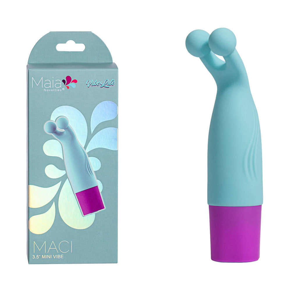 Maia Toys | Maia MACI - Light Blue 8.9cm USB Rechargeable Bullet