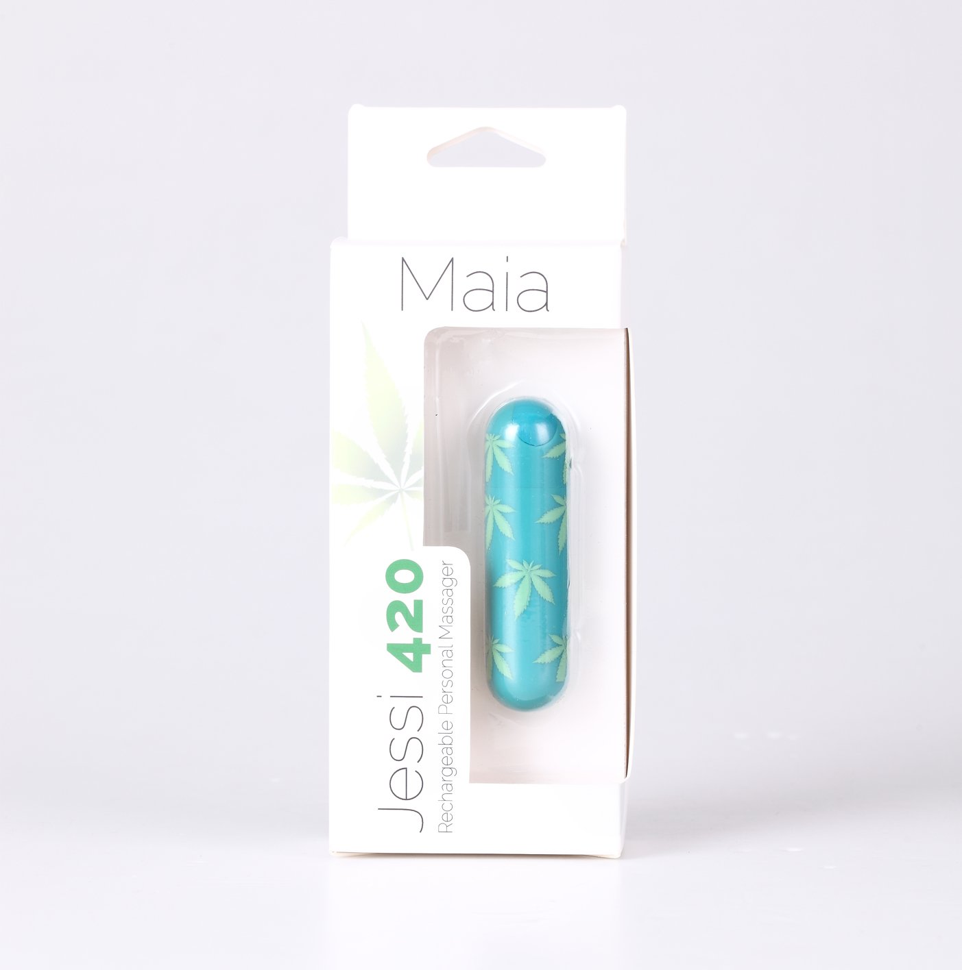 Maia Toys | Maia Jessi 420 Emerald Green 7.6cm USB Rechargeable Bullet Vibrator