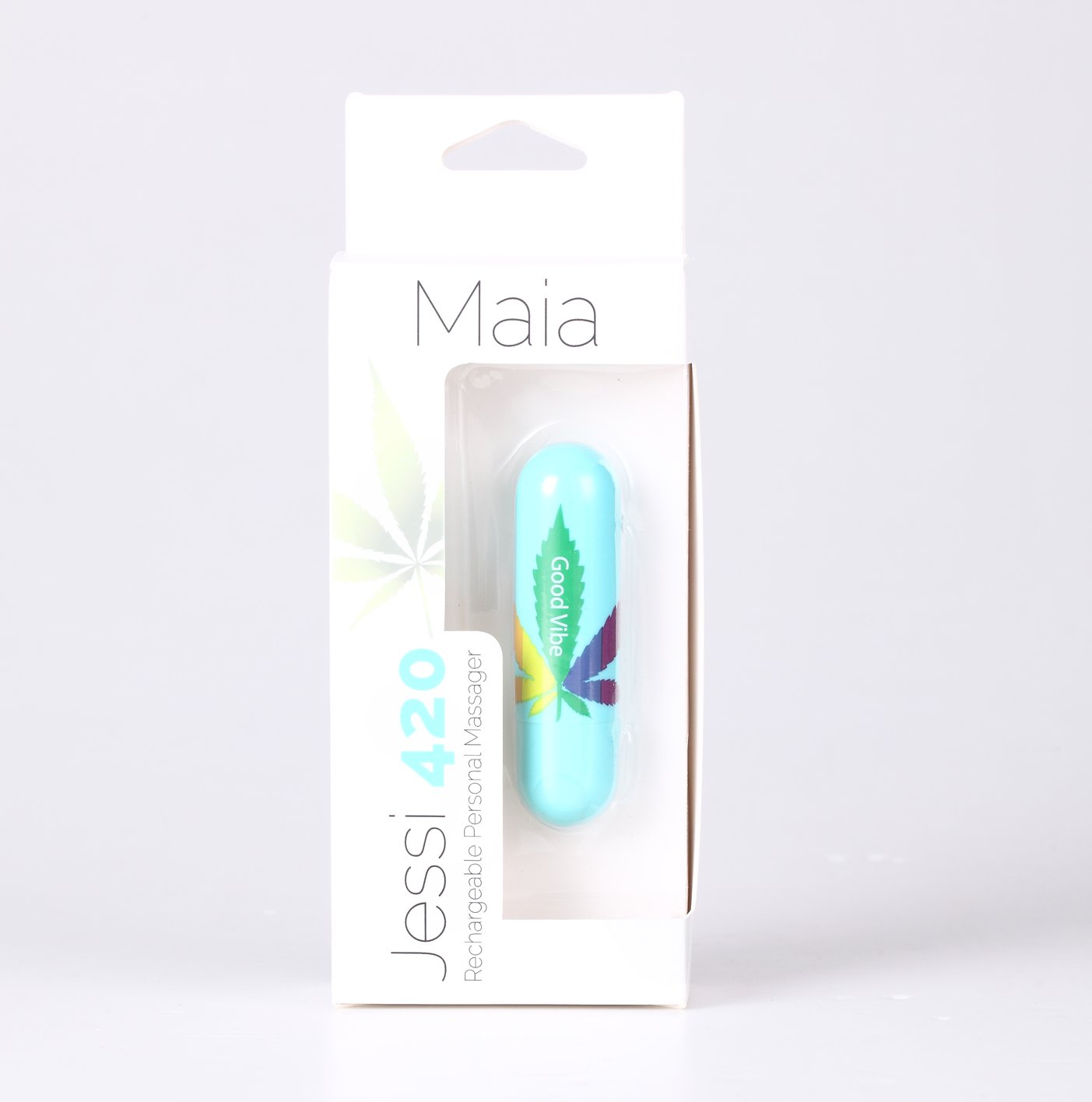 Maia Toys | Maia Jessi 420 Teal 7.6cm USB Rechargeable Bullet Vibrator