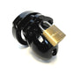 CB-X Mini-Me Black Chastity 1.25" Cock Cage Kit - Black