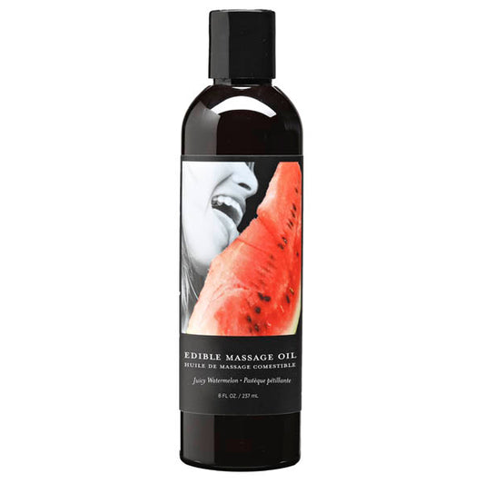 Earthly Body Edible Massage Oil Juicy Watermelon 237ml