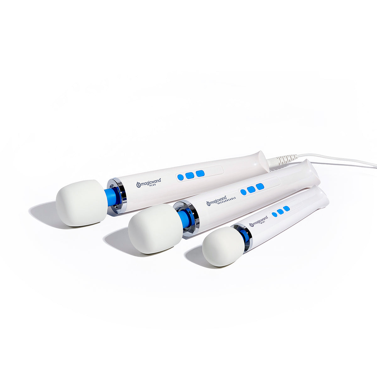 Magic Wand Plus White Powered Massage Wand Vibrator