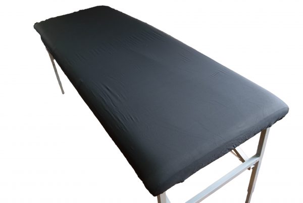 Eroticgel Black Waterproof Massage Table Fitted Sheet 83cm x 203 cm