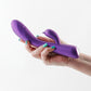 NS Novelties Royals - Duchess - Metallic Purple 21.2cm Rechargeable Rabbit Vibrator