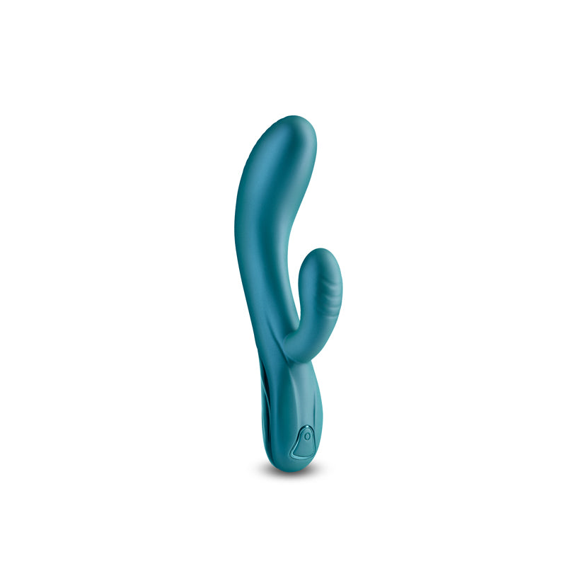 NS Novelties Royals - Regent - Metallic Green 19.3 cm USB Rechargeable Rabbit Vibrator