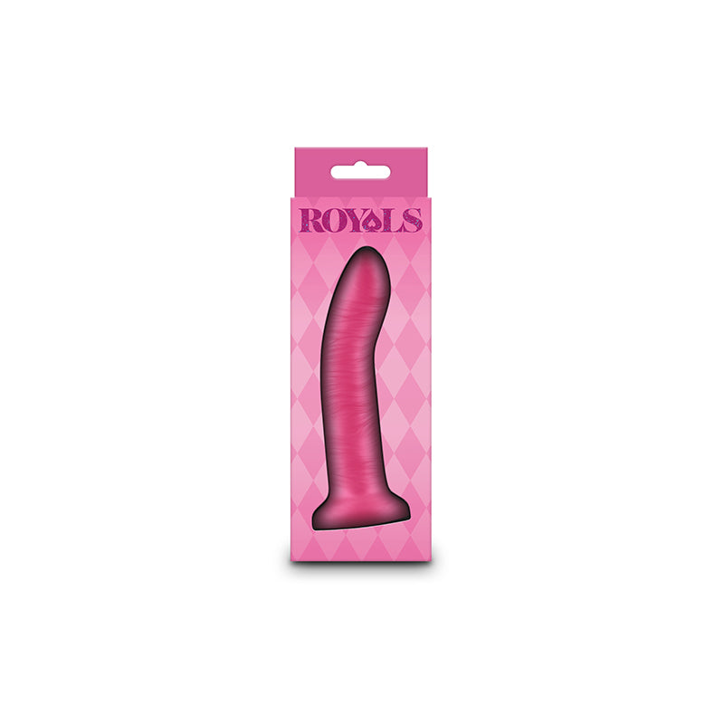 NS Novelties Royals - 5"  Charlie Metallic Pink 13.7cm Dong