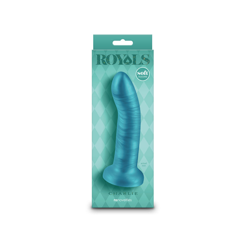 NS Novelties Royals - 6"  Charlie Metallic Blue 17cm Dong