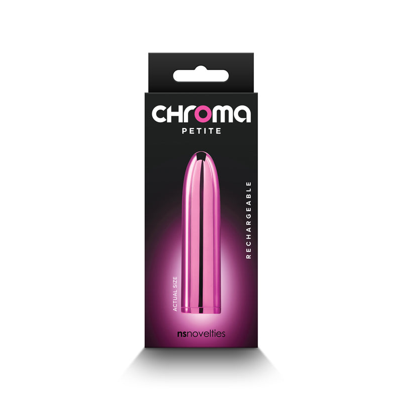 NS Novelties | Chroma Petite Bullet - Metallic Pink 8.7cm USB Rechargeable Bullet