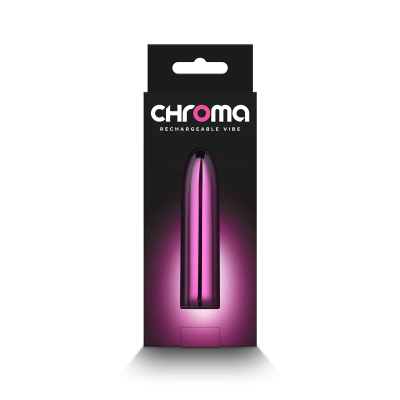 NS Novelties | Chroma Petite Bullet - Metallic Pink 8.7cm USB Rechargeable Bullet