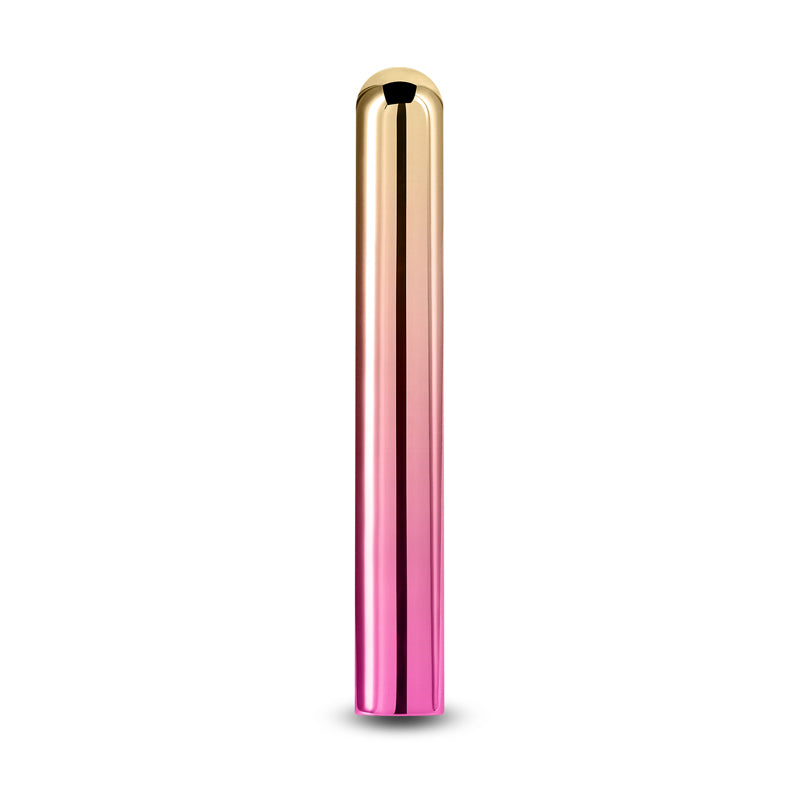 NS Novelties | Chroma Sunrise Large - Metallic Pink/Gold 13.8cm USB Rechargeable Vibrator