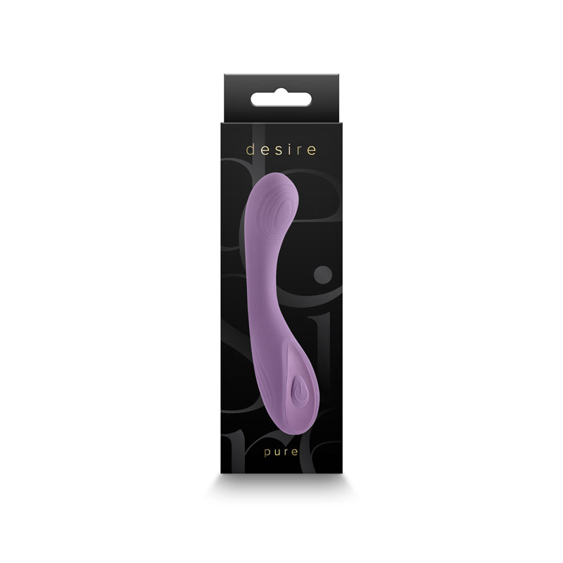 NS Novelties Desire Pure Dusty Lavender 13.7cm USB Rechargeable Vibrator