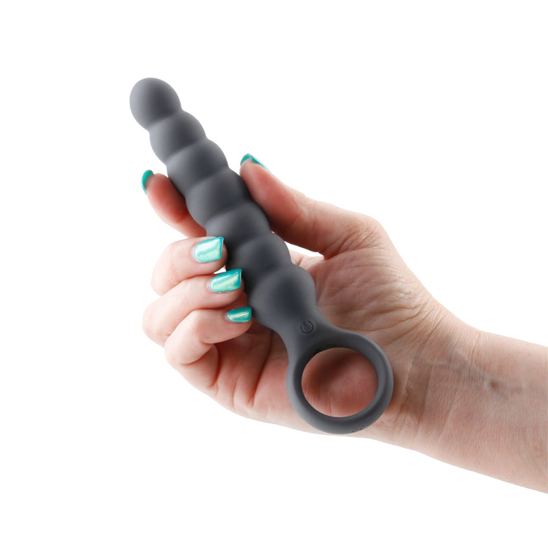 NS Novelties Desire - Lucent - Smoke 16.7cm USB Rechargeable Vibrating Anal Bead