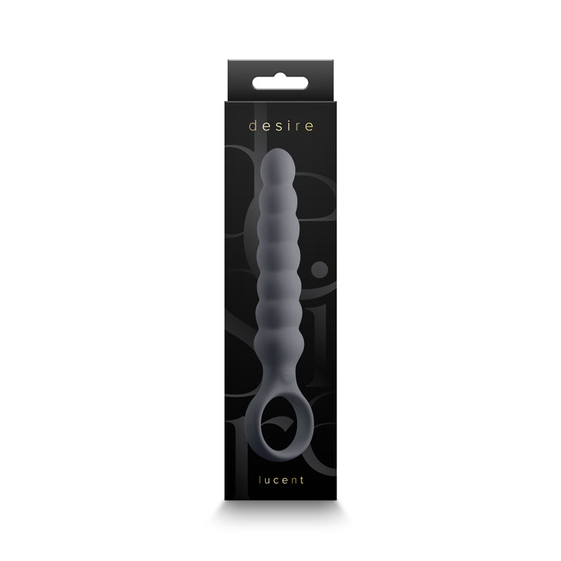 NS Novelties Desire - Lucent - Smoke 16.7cm USB Rechargeable Vibrating Anal Bead