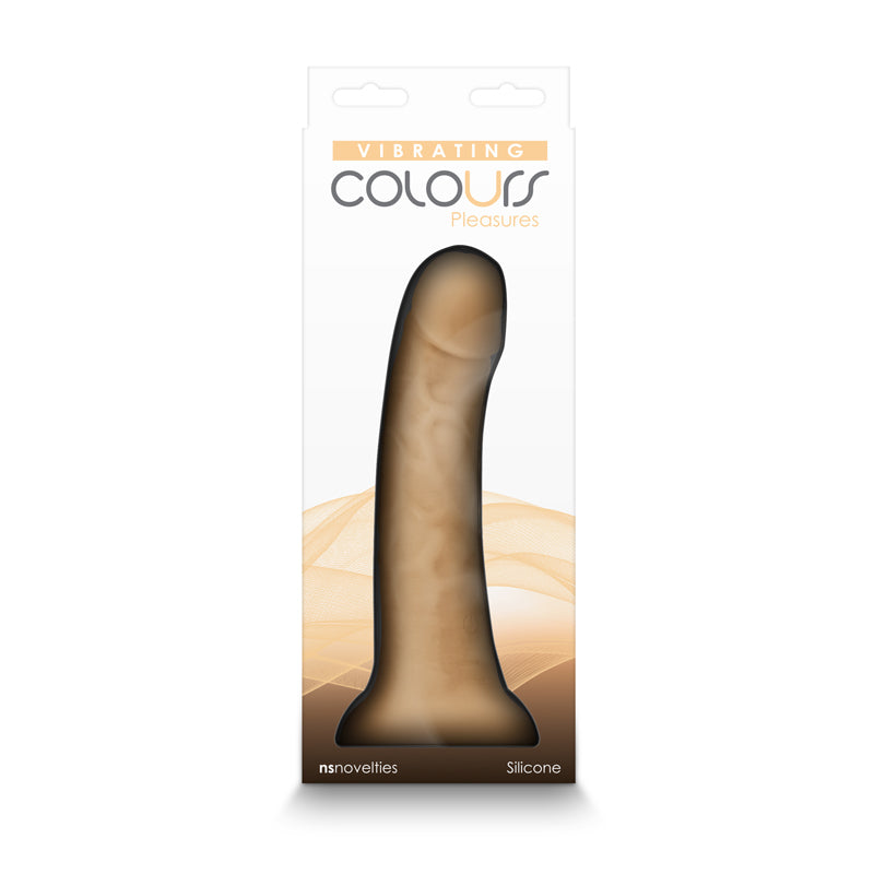 NS Novelties | Colours Pleasures - 7" Vibrating Dong Flesh 20.7cm USB Rechargeable Vibrating Dong