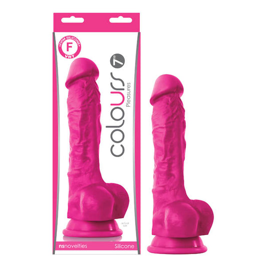 NS Novelties | Colours Pleasures - Pink 17.8cm (7") Dildo Dong