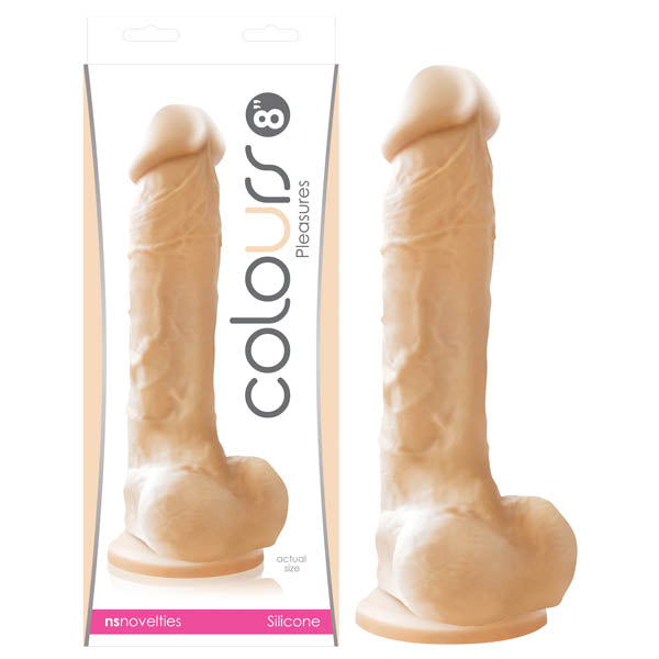 NS Novelties | Colours Pleasures Flesh 20.3cm (8") Dong Dildo