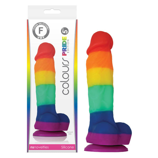 NS Novelties | Colours Pride Edition - 5"Rainbow 12.7cm Dong Dildo