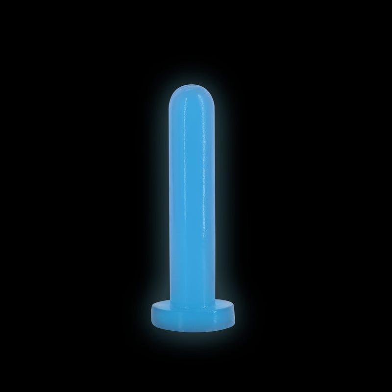 NS Novelties Firefly - Thrill - Glow in Dark Blue 15.5cm Small Dildo