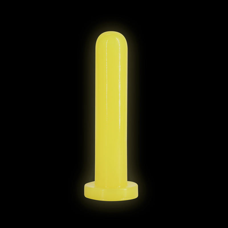 NS Novelties Firefly - Thrill - Glow in Dark Yellow 19.3cm Large Dildo