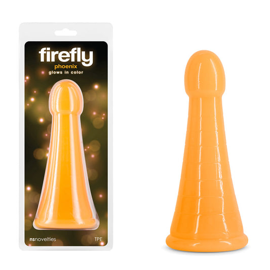 NS Novelties Firefly - Phoenix - Glow in Dark Orange 19.2cm Dildo