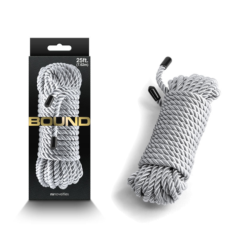 NS Novelties | Bound Rope - Silver Bondage Rope - 7.6 metre length