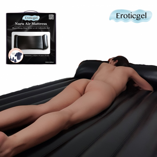 Eroticgel Nuru Inflatable Massage Air Mattress 223 x 122 x 15cm + Electric Pump