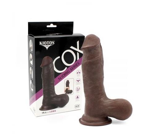 O-Products | Kiotos Cox Sliding Skin Dildo 19.5cm Black