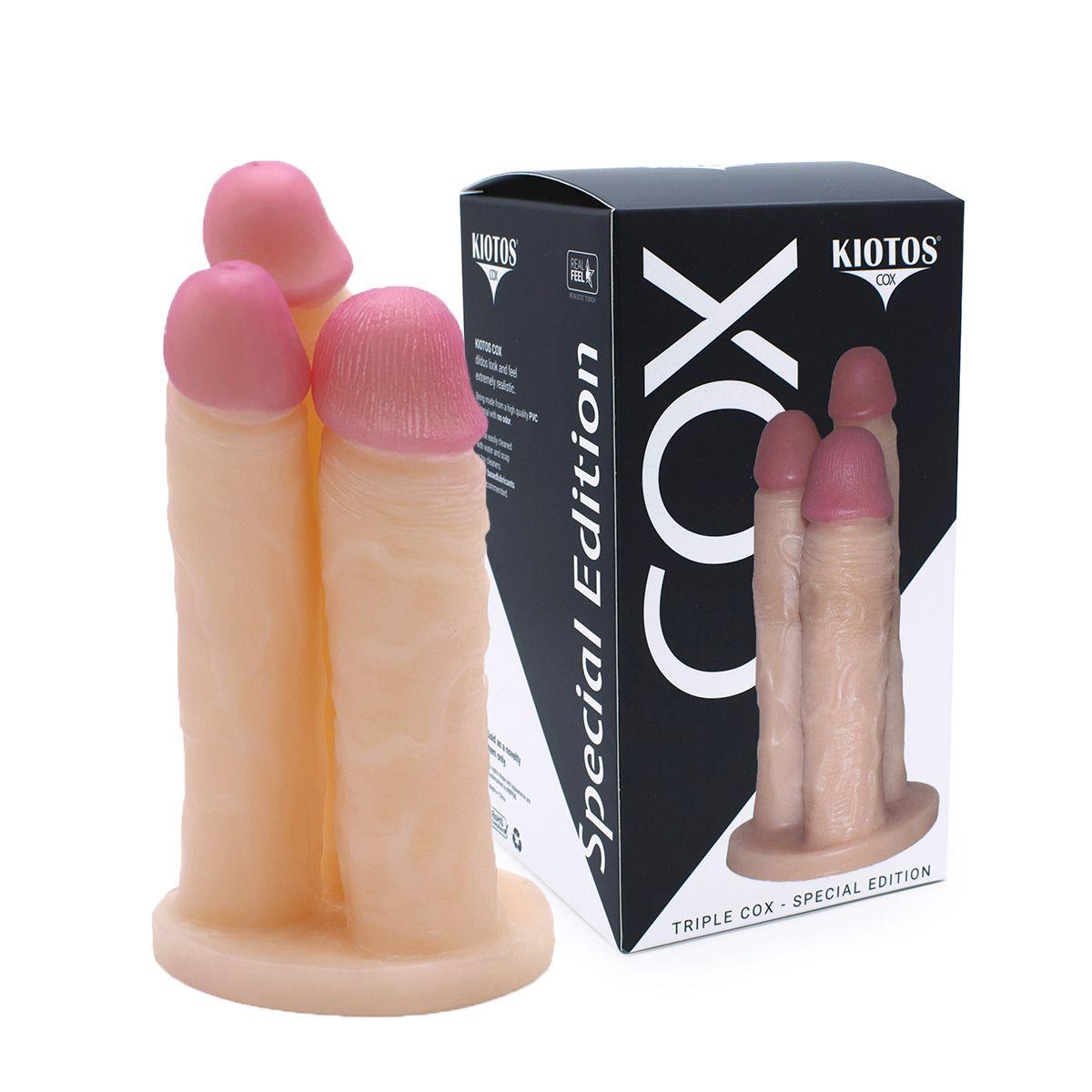 O-Products | Kiotos Cox - Triple Cox - Special Edition - Triple Dildo Flesh