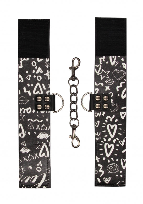 Shots Toys | Ouch! Printed Hand Cuffs Black