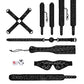 Shots Toys | Ouch! Luxury Bondage Kit - Black - 10 Piece Set