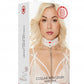 Shots Toys | Ouch! Collar With Leash - Nurse Theme - White