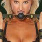 Shots Toys | Ouch! Breathable Ball Gag - Army Theme - Green