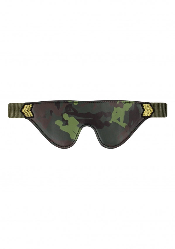 Shots Toys | Ouch! Eye-Mask - Army Theme - Green