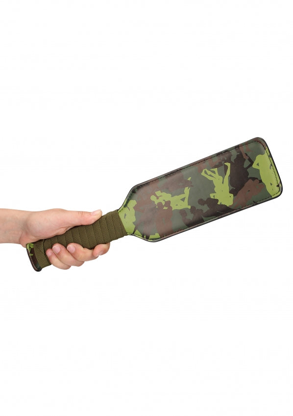 Shots Toys | Ouch! Paddle - Army Theme - Green