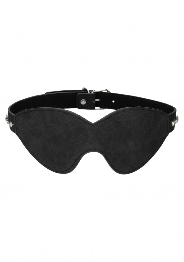 Shots Toys | Ouch! Diamond Studded Eye Mask - Black