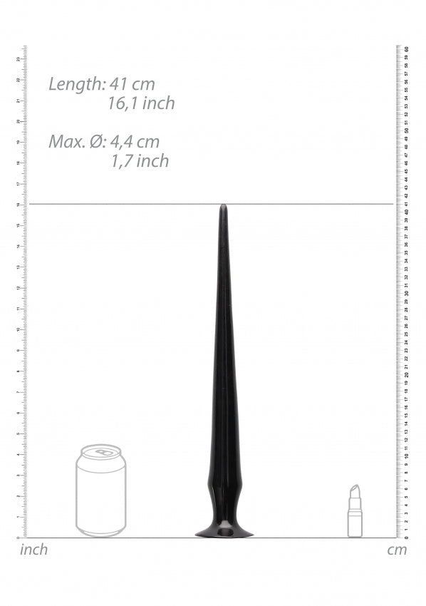 Shots Toys | Ouch! Ass Spike Dildo 42cm Black