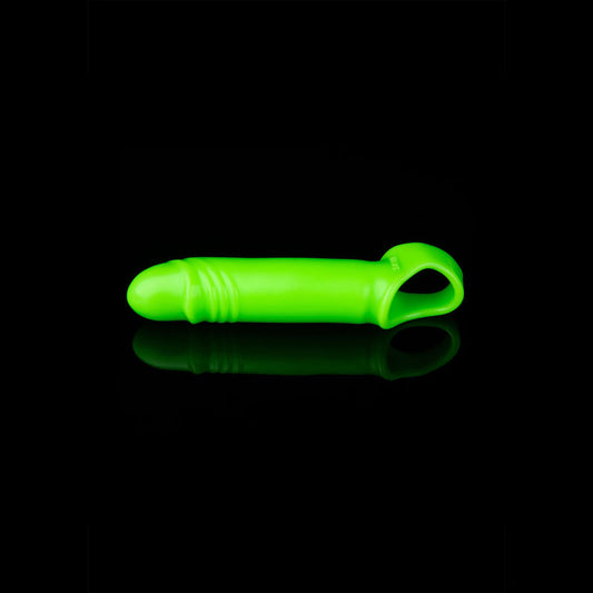 Shots Toys | OUCH! Glow In The Dark Smooth Stretchy 15.5cm Penis Sleeve