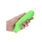 Shots Toys | OUCH! Glow In The Dark Smooth Thick 16cm Penis Sleeve