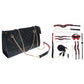 Shots Toys | OUCH! Milan Collection - Black/Red Bondage Set with Bag - 8 Piece Kit