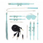 Shots Toys | OUCH! Milan Collection - Baby Blue Bondage Set with Bag - 8 Piece Kit