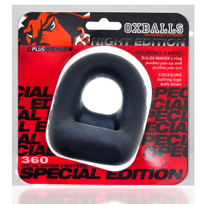 OXBALLS 360 dual use cocksling plus+SILICONE™ special edition NIGHT