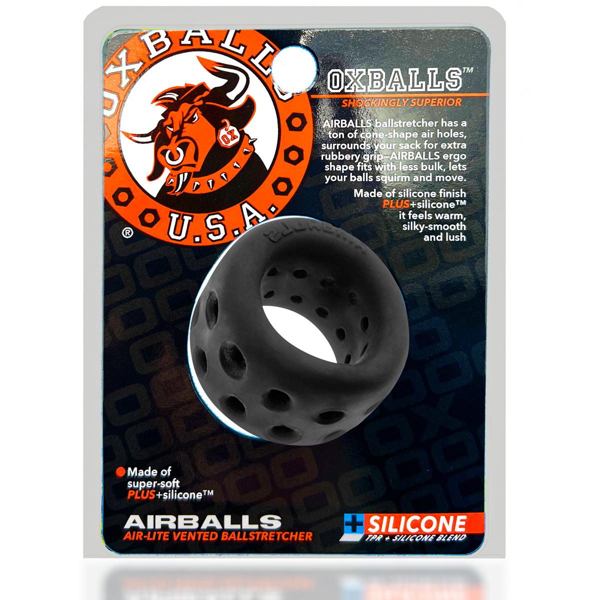 OxBalls Airballs Air-Lite Ballstretcher Black Ice