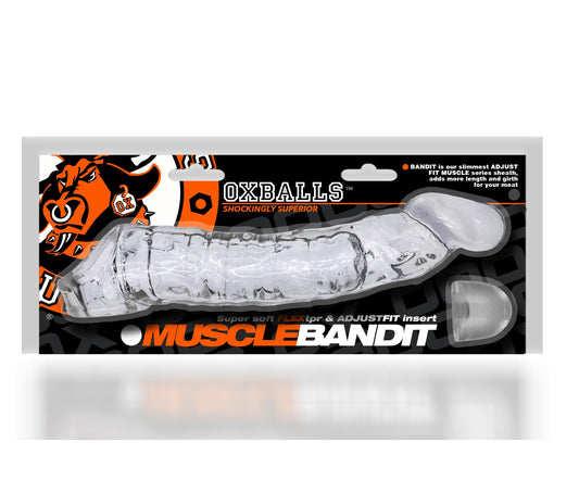 OxBalls MUSCLE BANDIT slimmest fit cocksheath CLEAR