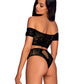 Obsessive Lingerie Inessita 2 Piece Set Size XL