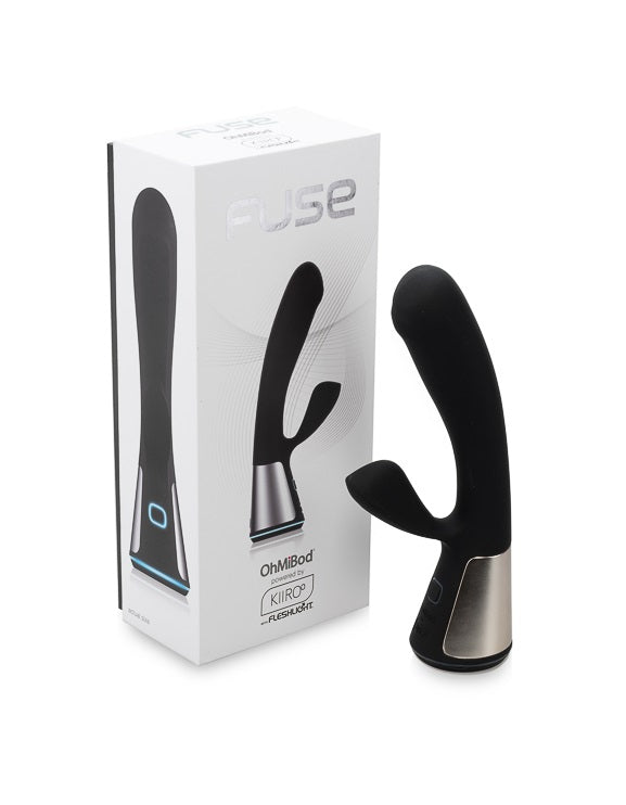 Kiiroo Fuse - Ohmibod Iteractive Dual-Stim G-Spot Vibrator - Black