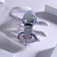 Playboy Pleasure JEWELS PLUG - Clear Glass 8.5cm Butt Plug