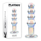 Playboy Pleasure JEWELS PLUG Clear Glass 8.5cm Butt Plug